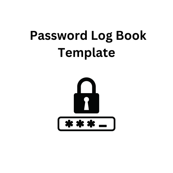 Template for a Password Log